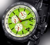 Relogio Konigswerk Alemão Licinius Grande Inox Carbon Verde
